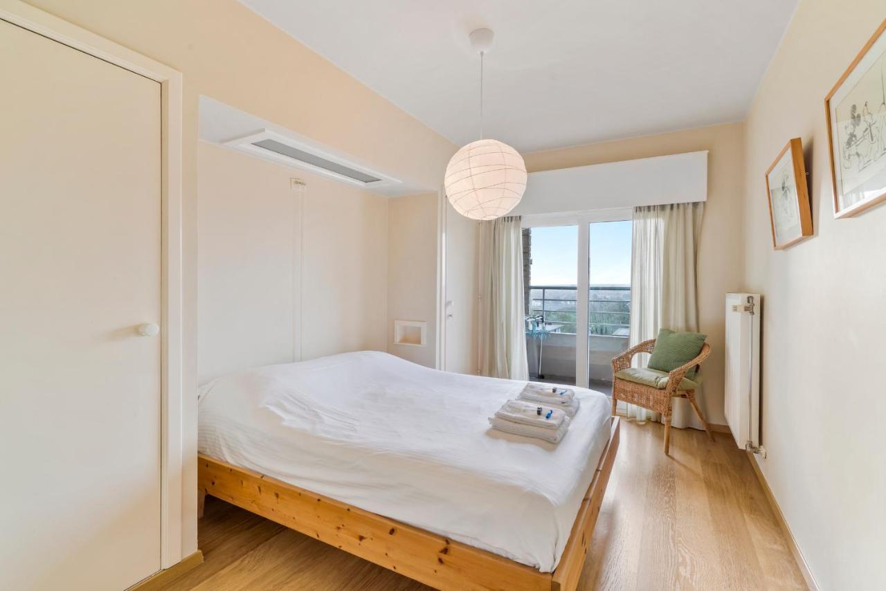 Zonnig Familie App Op Zeedijk Met Zeezicht Voor 6P Apartment ออสเทนด์ ภายนอก รูปภาพ
