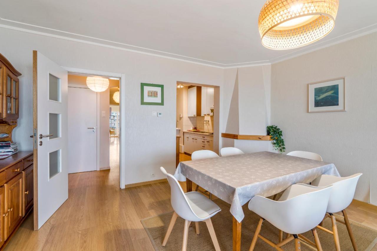 Zonnig Familie App Op Zeedijk Met Zeezicht Voor 6P Apartment ออสเทนด์ ภายนอก รูปภาพ